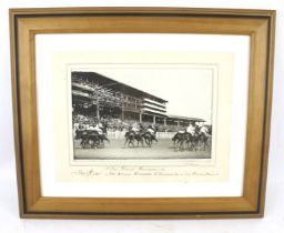 An original photograph of The Great Metropolitan Horse Race, Epsom.