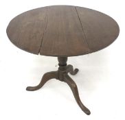A 20th century oak table.