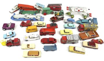 An assortment of playworn diecast.