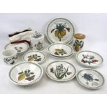 A collection of Portmeirion 'Botanic Garden' ceramics. Including plates, pots, etc.