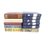 Collection of Folio Society books. Including 'T.E.