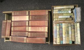 A collection of vintage books. Including Ralph Dutton 'Wessex', a set of Charles Dickens books, etc.