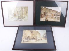 Three William Russell Flint prints.