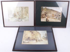 Three William Russell Flint prints.