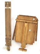 A Reeves wooden artist's easel.