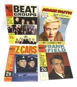 Four vintage music magazines. Comprising three 'Meet The Star' no.