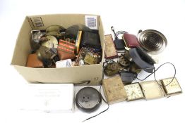 An assortment of watch components, recommended for restorers.