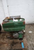 A Lister single cylinder diesel engine. 1995, requires attention, good project.