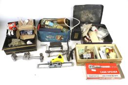 An assortment of watch related tools and accessories, recommended for restoration work.