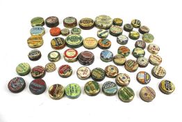 A collection of vintage medical tins.