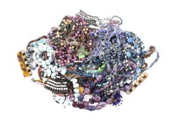 A large collection of miscellaneous costume jewellery.