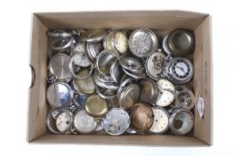 A collection of 19th century and later pocketwatches.