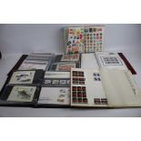A collection of stamps and PNQs. Comprising mainly royalty thematics etc in 10 albums.