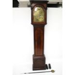 A 19th century longcase grandfather clock 'Thomas Haden, Dudley'.