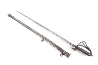 Victorian Volunteer Artillery sword, WH Scott Bristol.