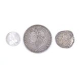 Three coins.
