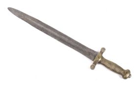 A French soldiers short sword, 1831 model, Napoleon the Third. The guard stamped 126. L62.