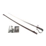 German sword : Circa 1914 Wilhelm II Imperial German Army Soldier dress sword with the original