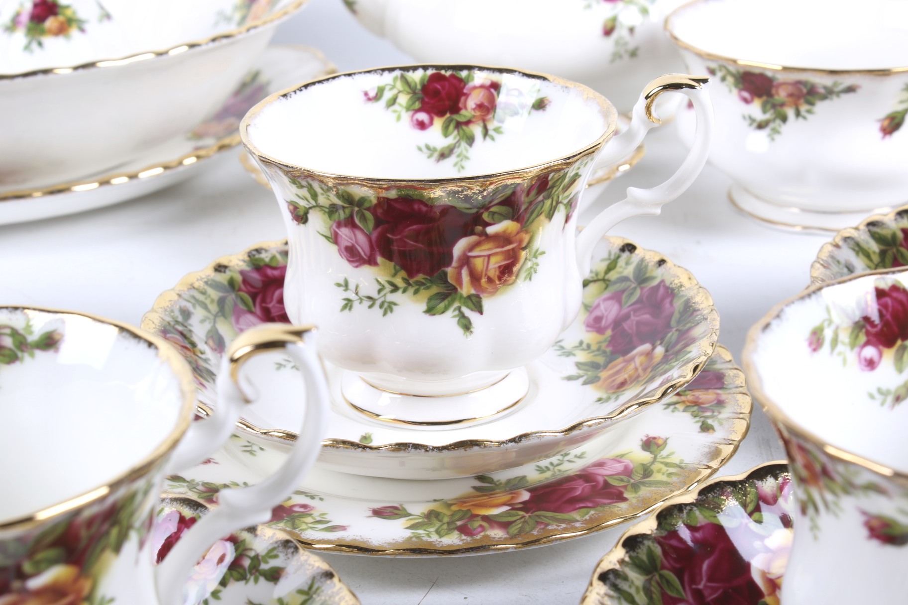 Royal Albert 'Old Country Roses' tea and breakfast service. - Image 2 of 3