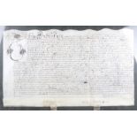 A seventeenth century indenture, signed by John Moor and Nicholas Barbon, dated 8th Nov 1677.