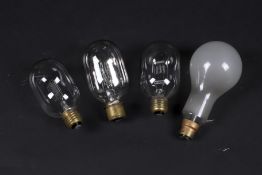 Magic Lantern Accessories : A collection of old electric light bulbs.