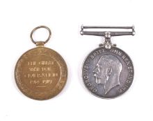 WWI pair of medals.