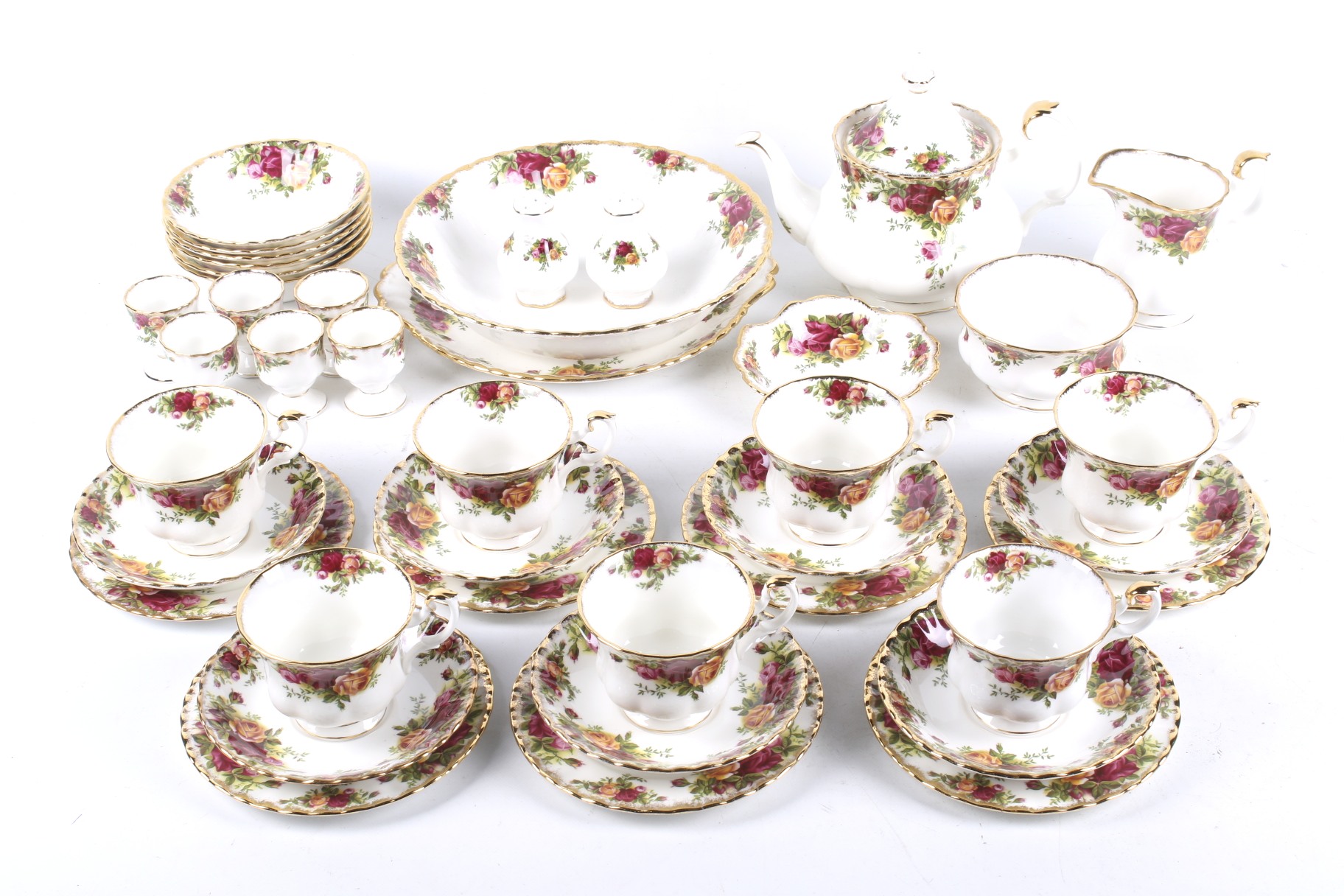Royal Albert 'Old Country Roses' tea and breakfast service.