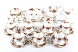 Royal Albert 'Old Country Roses' tea and breakfast service.
