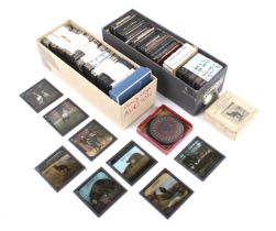 A collection of 3.25 magic lantern slides.