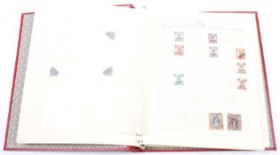 A ring binder of Pakistan early stamp overprints.