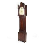 A 19th century oak, mahogany and inlaid eight day longcase clock by R Pitts, Epworth.