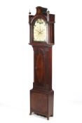 A 19th century oak, mahogany and inlaid eight day longcase clock by R Pitts, Epworth.