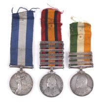 Three medals.