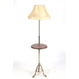 An early 20th century telescopic table lamp.