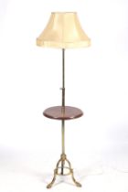 An early 20th century telescopic table lamp.