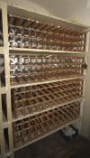 Four assorted wine racks approximately 144 bottles