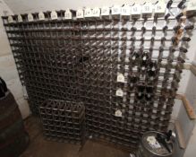 Three assorted wine racks approximately 468 bottles