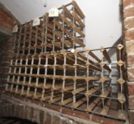 Wine rack for approximately 90 bottles