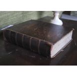 A circa 1800 full leather-bound Prince James Bible.