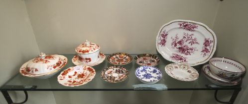 Assorted ceramics to include Royal Crown Derby, Sunderland lustreware, etc.