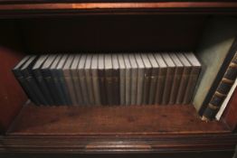 An assortment of bound books.