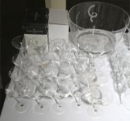 A large quantity of assorted cocktail, wine, flute,