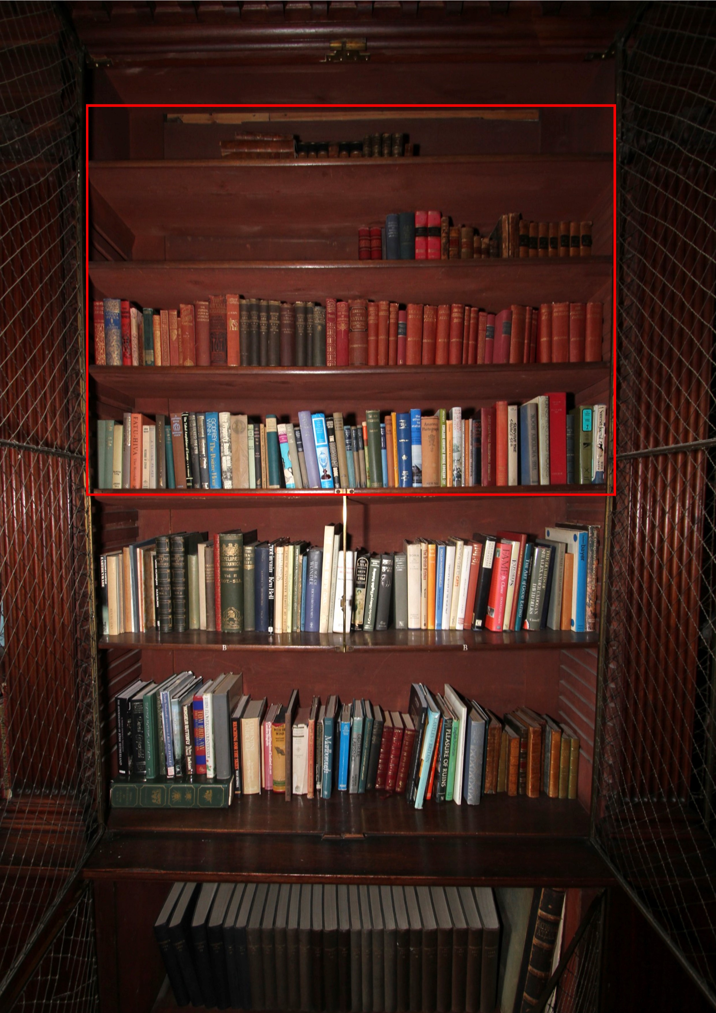 An assortment of books.