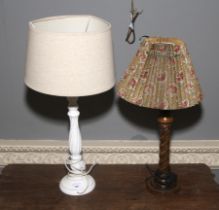 Two lamps.