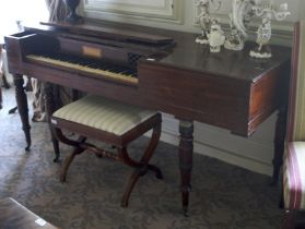 A circa 1800, square piano.