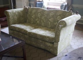 A contemporary 2 1/2 seat Knole sofa.