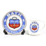 Bath Rugby : An Official Club Plate and Tankard awarded to Gareth Chilcott ( man of the match and