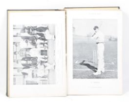 The Book of Cricket edited by CB Fry. A book explaining all areas of cricket, front binding loose.