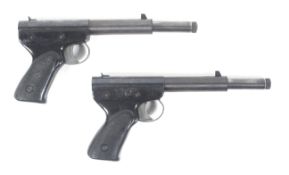 Two Diana model 2 air pistols. Require attention.