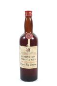 A bottle of Hudson's Bay Jamaica Rum.